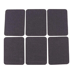 6pcs fer sur Jean Patchs Jeans Kit de réparation pour vêtements veste kaki