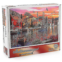 Universal Puzzle de la ville méditerranéenne, 1000 PCS Puzzle de décompression pédagogique pas cher