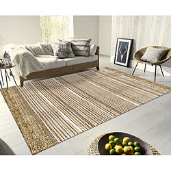 Mani Textile Tapis BAHAR Beige/Blanc