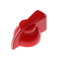 potentiomètre en plastique pédale bouton 6mm dia fileté vis bouchon en rouge