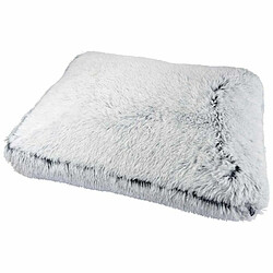 Paris Prix Coussin pour Chien & Chat Fluffy 100cm Blanc Chiné