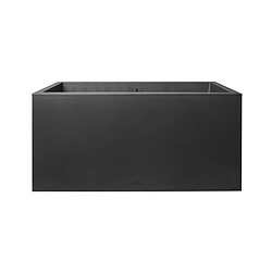 Jardinière rectangle en plastique 60 x 30 cm Elho Vivo - noir