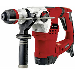 Einhell Marteau perforateur TE-RH 32 4F Kit (1250 W, 5,0 joules, puissance de perçage dans le béton, SDS-Plus, poignée anti-vibration, avec boîte électronique, 3 forets, burins pointus et plat)