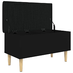 Acheter Maison Chic Banc de rangement | Meuble de rangement d'Entrée | Coffres d'Intérieur noir 82x42x46 cm bois d'ingénierie -MN93221