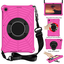 Coque en TPU avec bandoulière rose pour votre Huawei Enjoy Tablet 2/MatePad T 10 9.7 pouces/MatePad T 10S 10.1 pouces