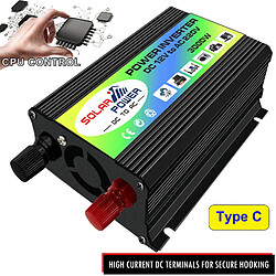 Avis 300W Camping-Car de Voiture Power Inverter DC 12V - AC 220V Convertisseur Adaptateur Transformateur de Tension, pour les Vacances, Voyages de Travail