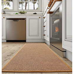 Acheter Tapis Cuisine Devant Tapis de Couloir Marron 45x70cm+45x120cm