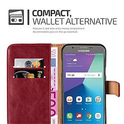 Cadorabo Coque Samsung Galaxy J3 2017 US Version Etui en Rouge pas cher