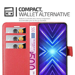 Acheter Cadorabo Coque Honor 9X Etui en Rouge