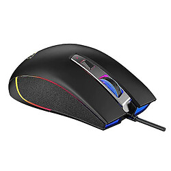 Universal Souris programmables ergonomiques de souris de jeu (noir)