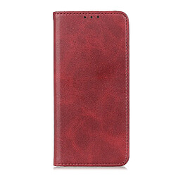 Etui en PU auto-absorbé avec support rouge pour votre Apple iPhone 12 5.4 pouces