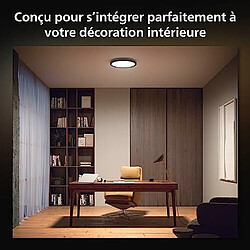 Avis Philips Hue White Ambiance, plafonnier LED connecté Aurelle, compatible Bluetooth, 24.5W, fonctionne avec Alexa, Google Assistant et Apple Homekit