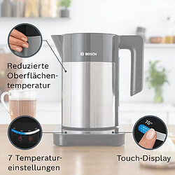 Avis BOSCH TWK7203 Bouilloire electrique programmable - Noir et Inox