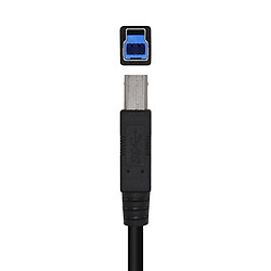 Câble USB Aisens A105-0444 Noir 2 m (1 Unité)