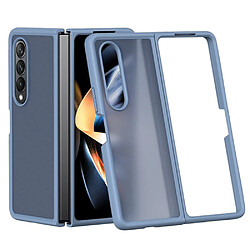 Coque en TPU antichoc, translucide pour votre Samsung Galaxy Z Fold4 5G - bleu clair