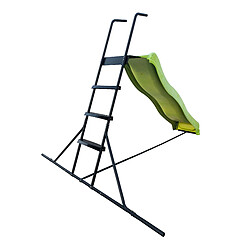 AXI Toboggan sur pied AXI 220cm VERT & Anthracite | Toboggan de jardin en métal et plastique pas cher