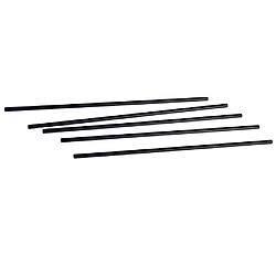 5 pcs noir fiber de carbone tubes creux tuyau diy tige 4mm od x 2mm id x 200mm l