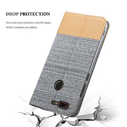 Cadorabo Coque ZTE Nubia N3 Etui en Gris pas cher