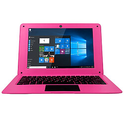 Ordinateur PC Ultraportable 10,1'' Windows 10 Intel Celeron RAM 3 Go ROM 32 Go Rose YONIS