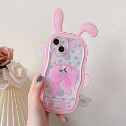 GUPBOO Étui pour iPhone12 Filles Couleur Polka Dot Niche Téléphone Cas Papillon Perle Chaîne