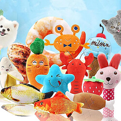 1 pc Jouets Pour Animaux De Compagnie Fruits Animaux De Bande Dessinée Jouets Pour Chiens En Peluche Grinçant Jouet Pour Animaux De Compagnie Mignon Puzzle En Peluche Pour Chiens Jouet Grinçant à Mâcher Pour Chat