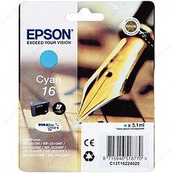 Cartouche d'encre cyan EPSON T1622 - C13T16224020