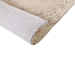 Acheter Beliani Tapis en coton beige 80 x 150 cm MATARIM