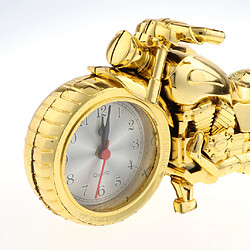 Avis Rétro moto horloge sculpture moto modèle art artisanat décor doré un