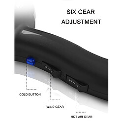 Universal Sèche-cheveux avec diffuseur Sèche-cheveux à ions Prolongation de la durée de vie Prolongation de la durée de vie Moteur AC 2 vitesses et 3 réglages thermiques Bouton de fermeture cool Séchage rapide EU |
