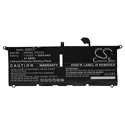 vhbw Batterie compatible avec Dell Latitude 3301 ordinateur portable (5500mAh, 7,6V, Li-polymère)