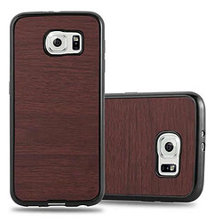 Cadorabo Coque Samsung Galaxy S6 Etui en Marron