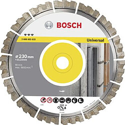 Bosch Disque à tronçonner diamanté Best for Universal 115 x 22,23 x 2,2 x 12 mm