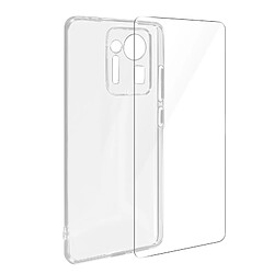 Avizar Coque Xiaomi Mix 4 Souple et Film Verre Trempé 9H transparent