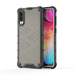 Wewoo Coque Rigide Etui antichoc en nid d'abeille PC + TPU pour Galaxy A50 noir