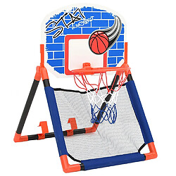 vidaXL Ensemble basket multifonctionnel de porte et mur pour enfants 