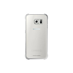 Coque rigide pour Samsung Galaxy S6 - Argentée et transparente