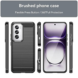 Htdmobiles Coque pour Oppo Reno 12 Pro 5G - housse etui silicone gel carbone + film ecran - NOIR