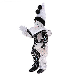 23cm Funny Polka Dots Clothes Clown Man Doll Décorations De Noël