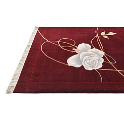 Acheter Vidal Tapis de laine 203x152 rouge Darya