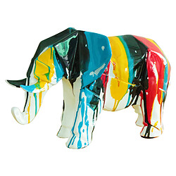 Figurine Eléphant Kuatéh Amón 33x15x21 cm Multicolore