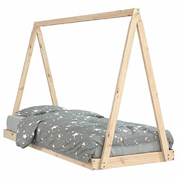 Maison Chic Lit simple Cadre de lit pour enfants,Lit d'Enfant Moderne 80x200 cm bois de pin massif -MN26136