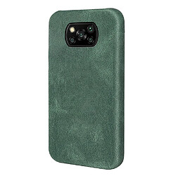 Coque en TPU + PU anti-rayures, antichoc vert pour votre Xiaomi Poco X3/Poco X3 NFC/Poco X3 Pro