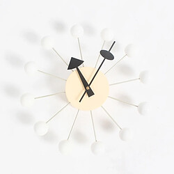 Wewoo Horloge murale blanc Fond élégant Minimalis boules circulaires bonbons Creative Décoration Ferris roue