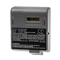 vhbw Batterie compatible avec Zebra L405, RW420, RW420 EQ imprimante, scanner, imprimante d'étiquettes (6800mAh, 7,4V, Li-ion)