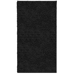 vidaXL Tapis shaggy PAMPLONA poils longs moderne noir 60x110 cm