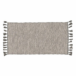 BigBuy Home Tapis Gris 70 % coton 30 % Polyester 80 x 150 cm