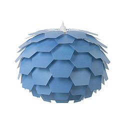 Beliani Lampe suspension bleu gros abat-jour SEGRE