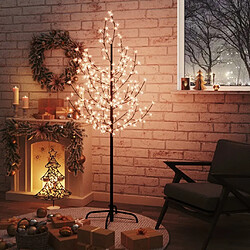 vidaXL Arbre à LED fleur de cerisier 200 LED Blanc chaud 180 cm