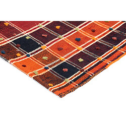 Vidal Tapis de laine 265x148 rouge Jajim pas cher