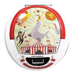 Avis Metronic Radio CD enfant style Circus - rouge et blanc